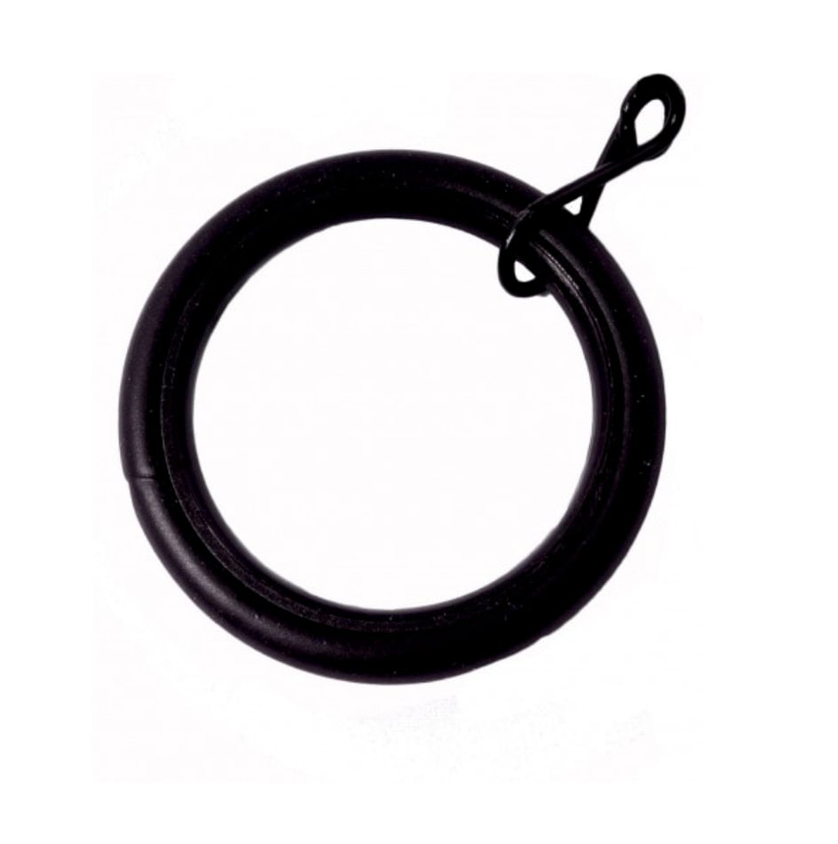 Black Iron Curtain Rod Rings 1 1 8 Inch Rod Round Rings Etsy