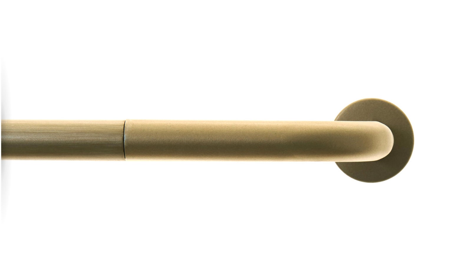 French Return Curtain Rod CUSTOM CUT Round brass french return Etsy