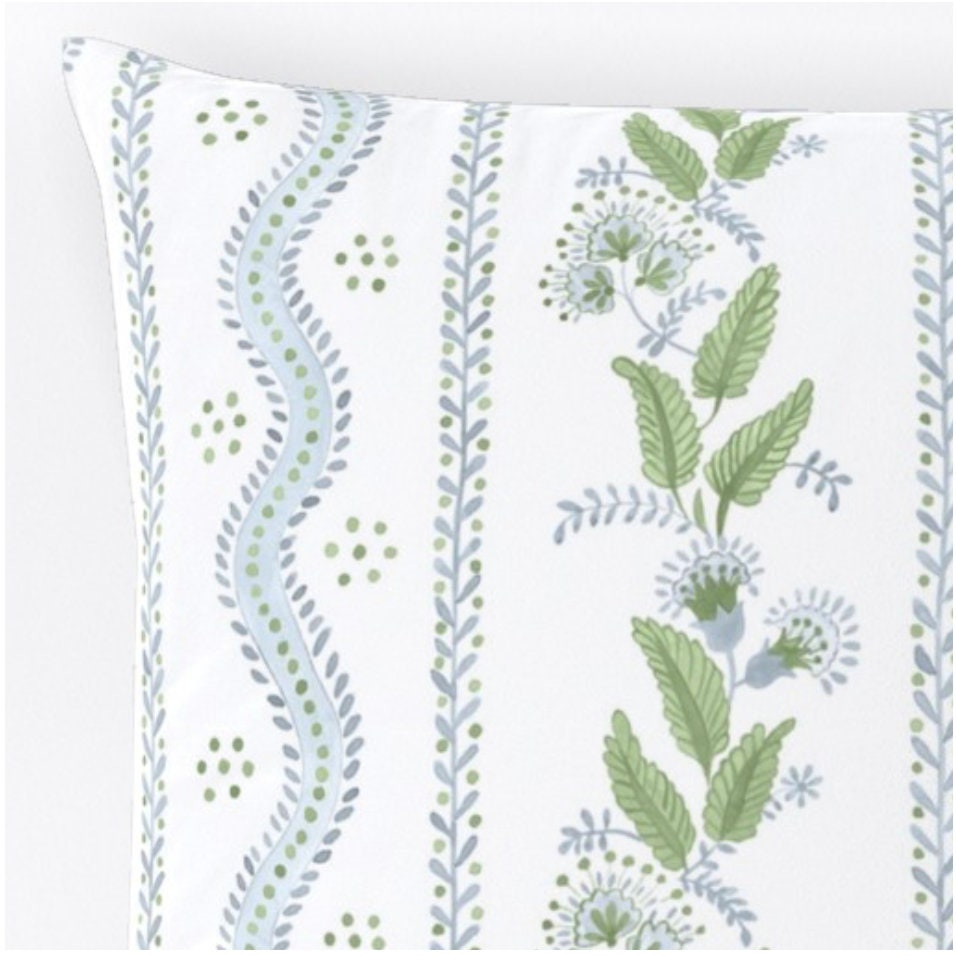 Floral Stripes Tablet Pillow main image 1