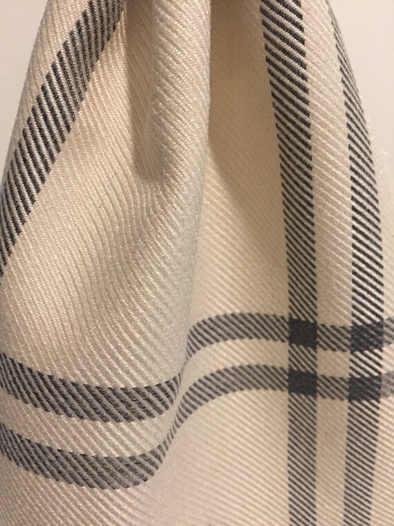 Buffalo Check Curtains Grey Plaid Curtains Country Farmhouse Etsy