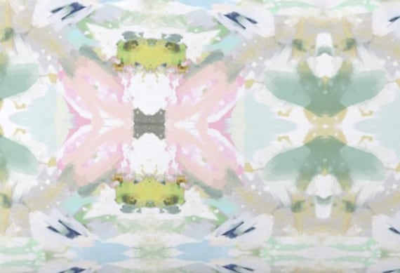 NEW Designer painterly round bolster aqua bolster pillow Long lumbar painterly bolster blush pink kaleidoscope navy lumbar bed neck roll