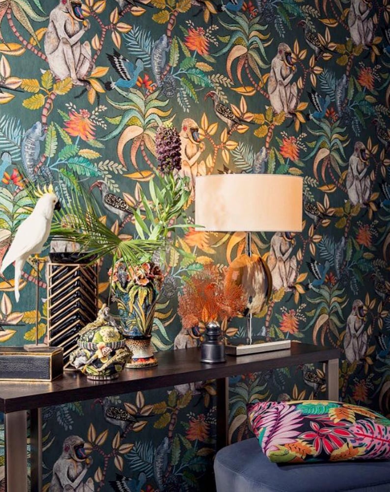 Cole and Son SAVUTI wallpaper cole and sons wallpaper monkey Etsy