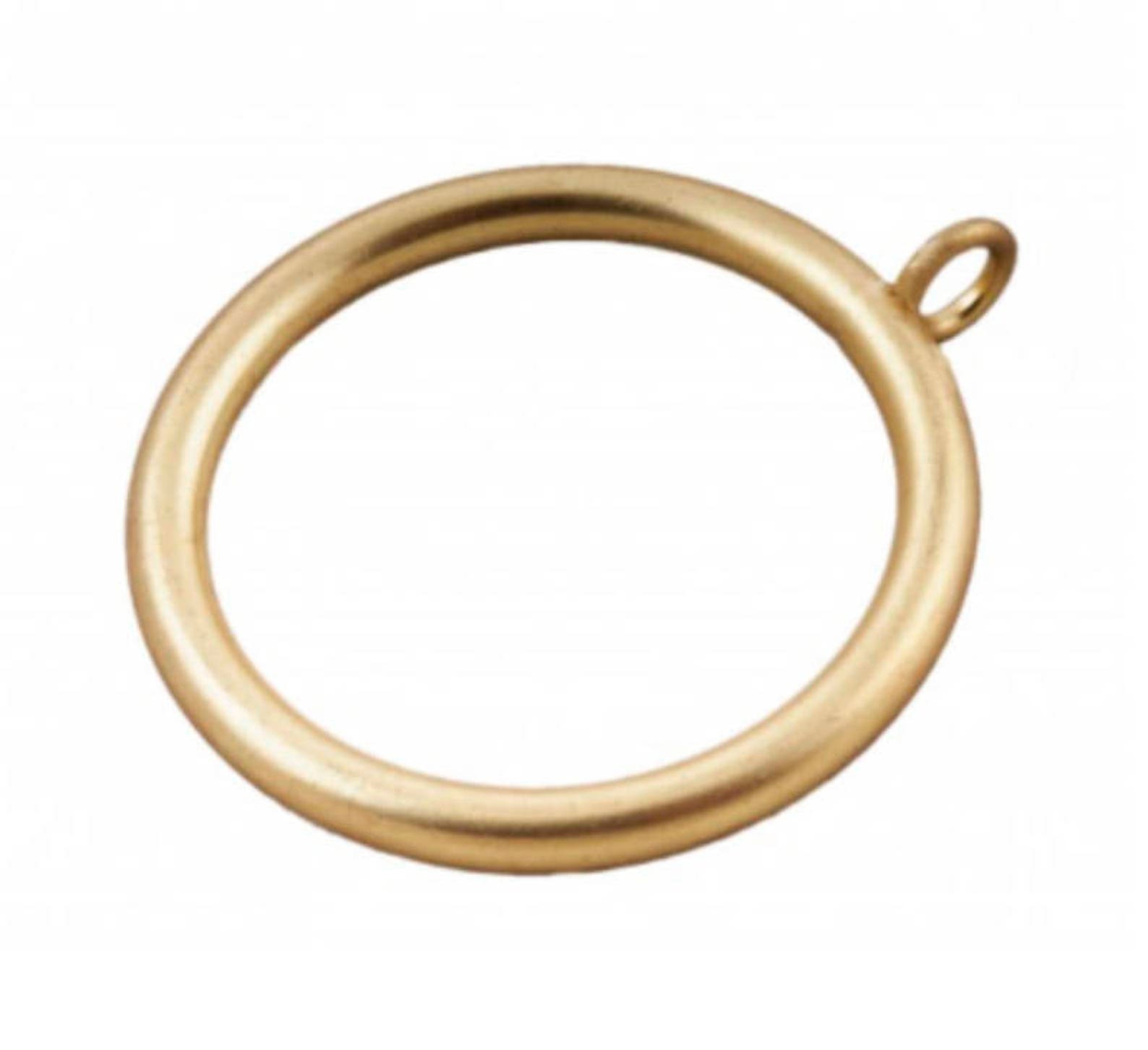 Brass Curtain Rings 1.5 Inch Rod Brass Round Rings Gold Etsy