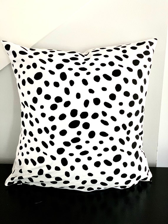 Black and white lumbar outdoor pillow deals