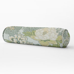 Thibaut Honshu Pillow thibaut honshu blue green ivory bolster thibaut honshu robins egg long bed pillow bolster pillow thibaut lumbar pillow