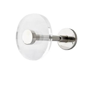 Acrylic Disc Holdback Curtain Tieback Lucite Tie back for curtains and drapes curtain hold back round