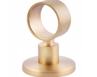 Bracket for Lucite Curtain Round Rod BRACKET Acrylic bracket Brass Curtain Rod bracket end bracket center bracket Brass Round Gold Curtain