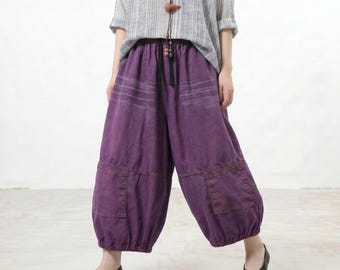 Culottes vaqueros holgados de talla grande, vaqueros cortos de corte holgado, pantalones anchos informales extragrandes, ropa urbana cómoda con cintura elástica, holgados