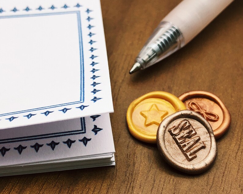 Star Mini Wax Seal Stamp Kit Snail Mail Bullet Journal Stamp MR Original Design