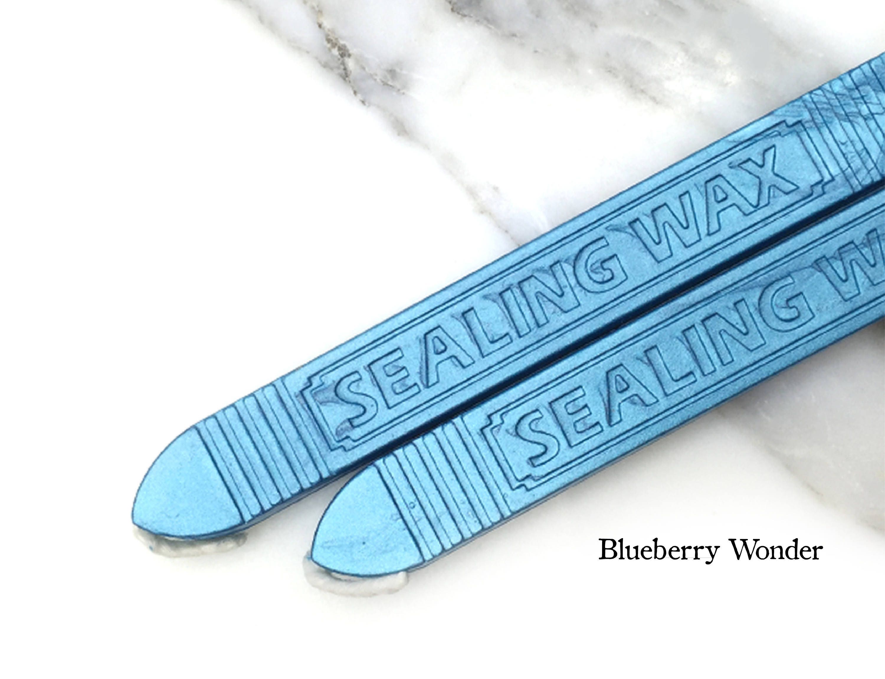 Sealing Wax Stick Set Metallic Cool Tone Pastel Wick Wax Etsy