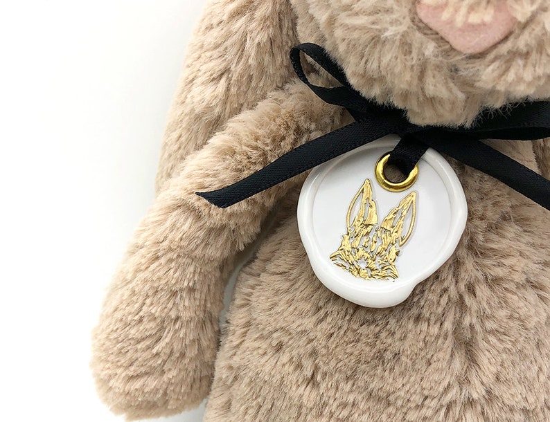 Cute Woodland Animal Rabbit Bullet Journal Stamp Bunny Wax Seal Stamp Kit MR Original Design