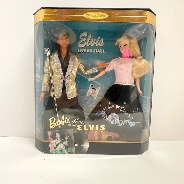 Barbie Loves Elvis Gift Set Collector Edition Live on Stage Doll