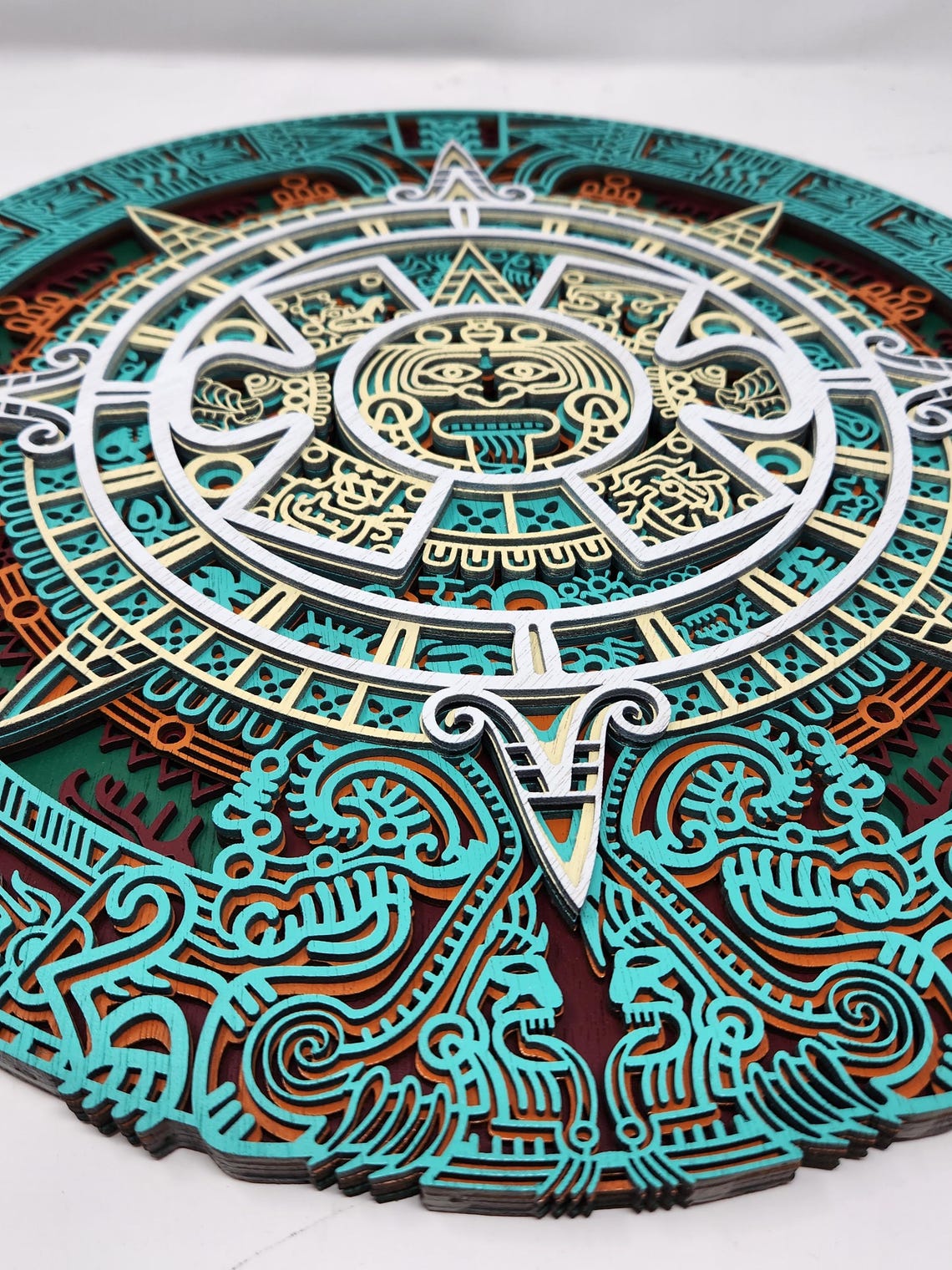 Aztec Maya Calendar, Laser Cut Wooden, Wall and Home Décor and Art - Etsy