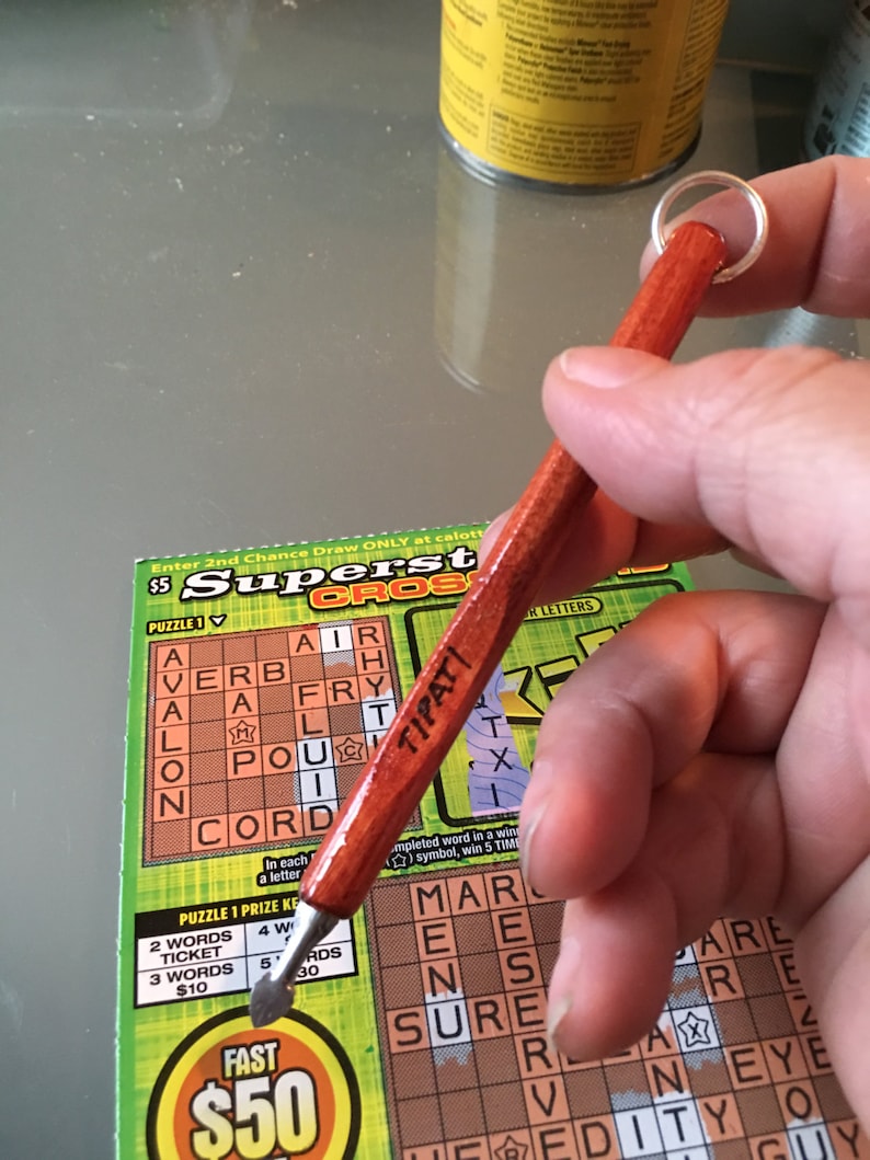 Lottery Card Scratching Tool Etsy