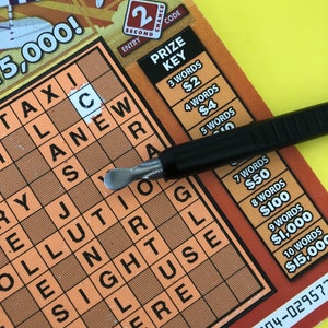 Lottery Ticket Scratcher Tool Kit – 9-Piece Set