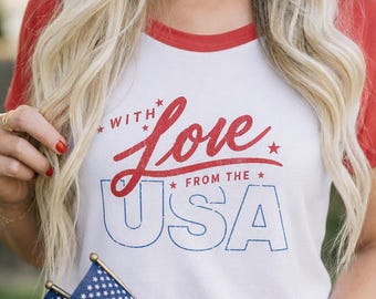 WLF USA baby tee