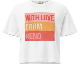 WLFR orange heavyweight boxy tee