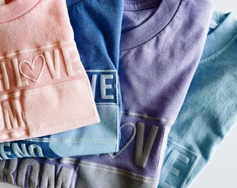 Youth WLFR puff print tee