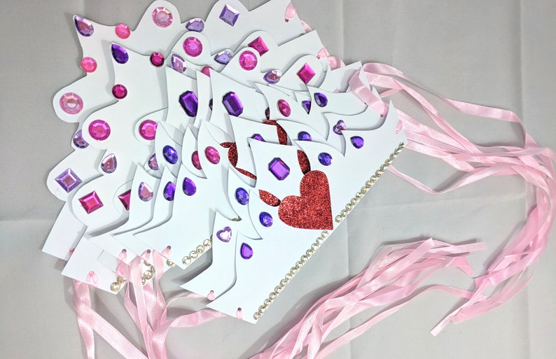 Girls Birthday party Princess Birthday Princess Crown Birthday Party Set of 10 Crowns 1st Birthday Party Little princess birthday
