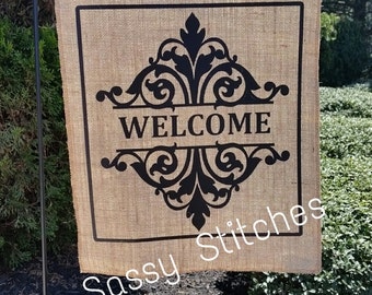personalized garden flag personalized yard flags etsy