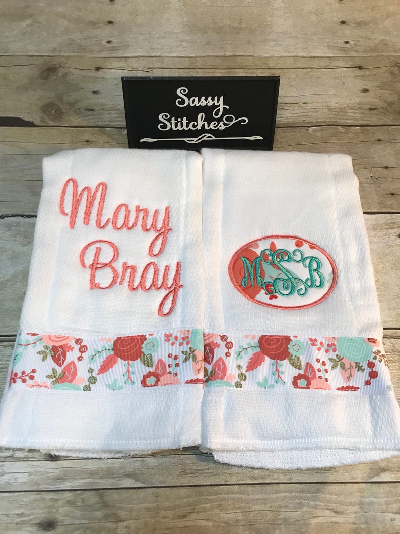 Burp Clothes Burp Cloth Set Baby Shower Gift Baby Girl Etsy