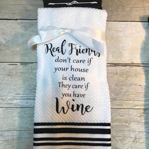 Kitchen Towels, towels with wine sayings, decorative kitchen towels, towel set, kitchen towel set, wine towels, kitchen decor , kitchen zdjęcie 5