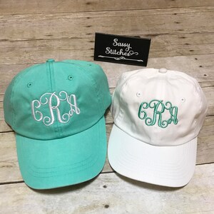 Mother and daughter matching hats, baseball hats, hats for mother and daughter, matching hats, baseball hats, monogrammed baseball hats image 2