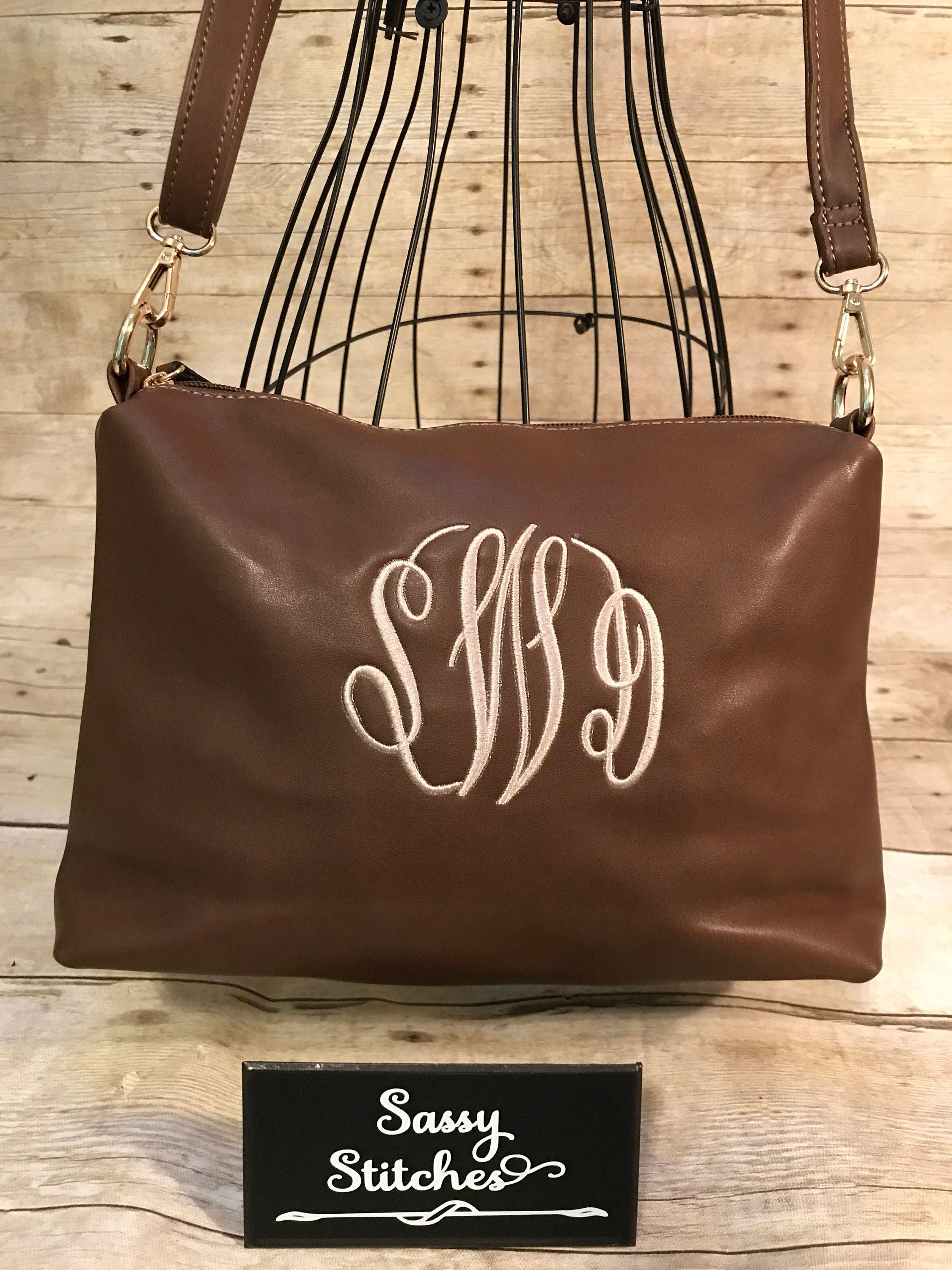 Monogrammed Purse Etsy