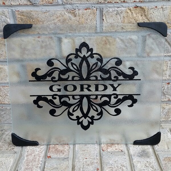 Glass cutting board, personalized cutting boards, cute gifts, wedding shower gifts, cutting boards, gifts for her, Mothers day gifts