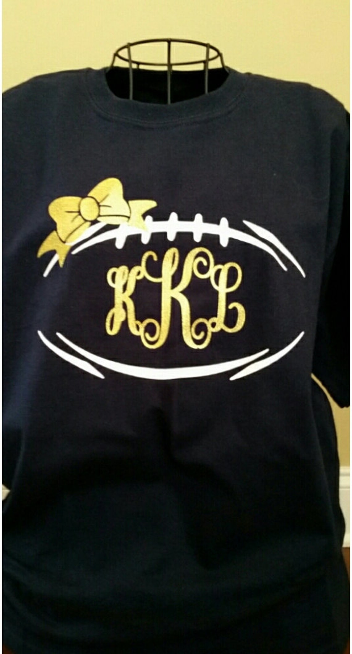 Football Shirts Glitter Football Shirts Monogrammed Football Etsy