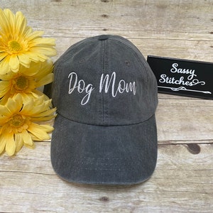 Dog mom hat, dog mom, dog mom cap, dog mom baseball hat, girls baseball cap, dog mom cap, mom baseball hat