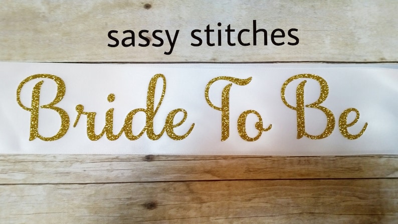 Bride to be sash, wedding sash, bachelorette party sash, bride to be, wedding shower sash, wedding ideals, wedding shower, bride sash image 2