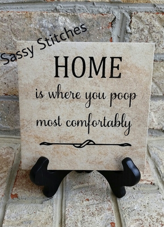decorative tile, 6x6 tile, bathroom decor, gifts, wedding gifts, wedding shower gifts, funny saying tiles, humorus tiles, home decor