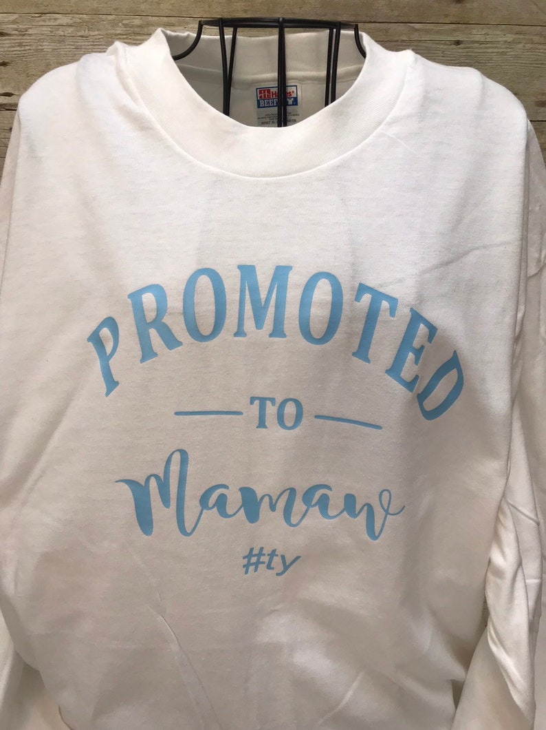 Promoted to grandparent shirt, promoted to mamaw, promoted to nonnie, delivery shirts, promoted to nana, grandparents shirts image 4