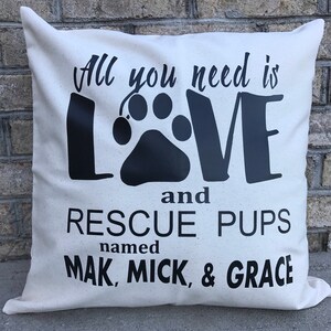 Pillow cover, home decor, pillow, pet pillows, home accents, pillow slip covers, pet pillow cover, pet accessories, gifts for pet lovers image 1