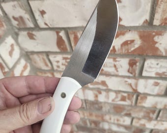 AEB- L stainless steel custom knife and sheath
