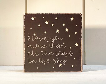 I Love You More Than All The Stars In The Sky Etsy I Love You More Than All The Stars In The Sky Etsy