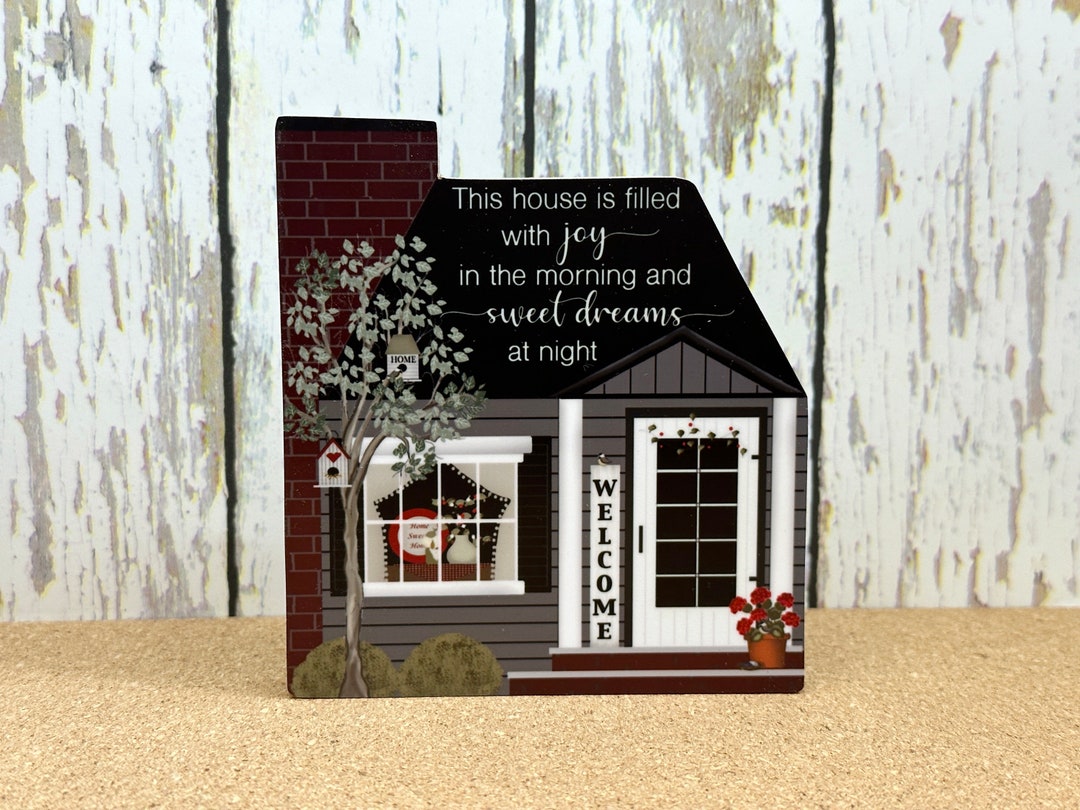 Spring Mini House Block: Joy in the Morning Shelf Sitter - Etsy
