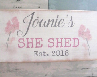 She shed signs | Etsy