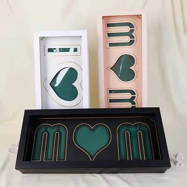 Rose Box includes I Love You Stencil and floral foam for making Valentines day gifts