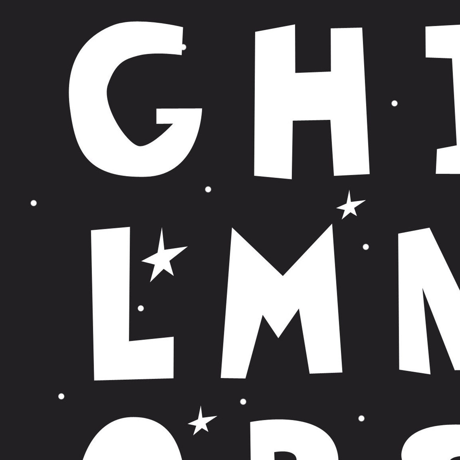 Space Alphabet printable Space themed printable wall art | Etsy