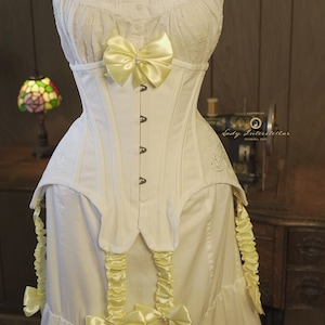 1906 Edwardian Underbust Corset PDF PATTERN - Waist: 24 - 34 inch (61 - 86.4cm) Renaissance Fair, Victorian, Cosplay, Costume, Historical
