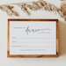 Song Request Card, Printable Wedding DJ Request, Minimalist, Song ...
