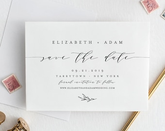 save the date template etsy printable save the date
