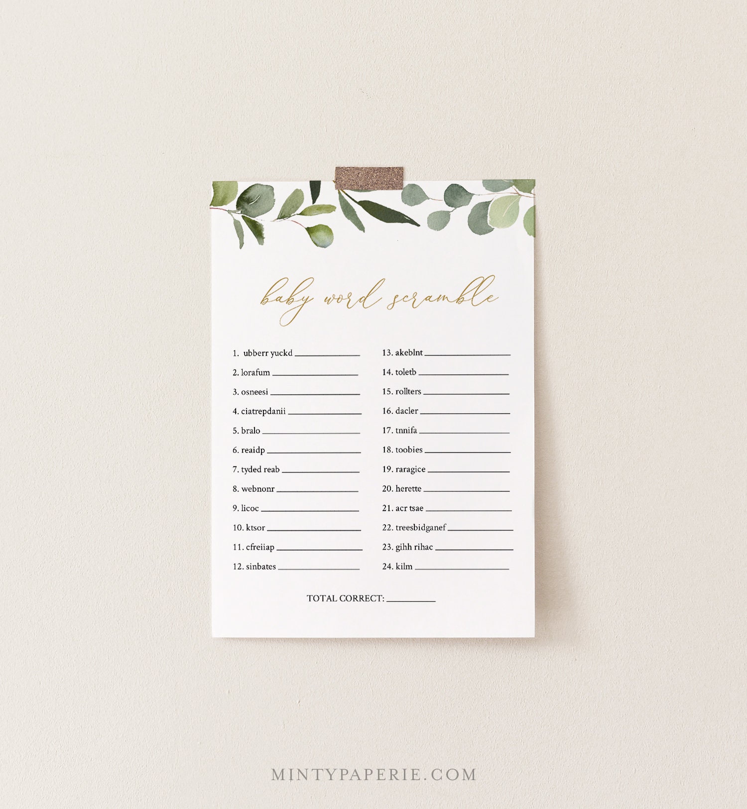 Baby Word Scramble Game Printable Baby Word Puzzle Greenery Gold Baby Shower Editable Template Instant Download Templett 056 119basg Baby Word Scramble Game Printable Baby Word Puzzle Greenery Gold Baby Shower Editable Template Instant Download Templett 056 119basg