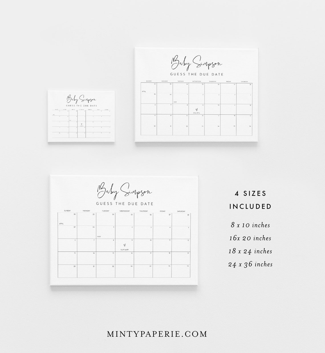 Due Date Calendar By Week 