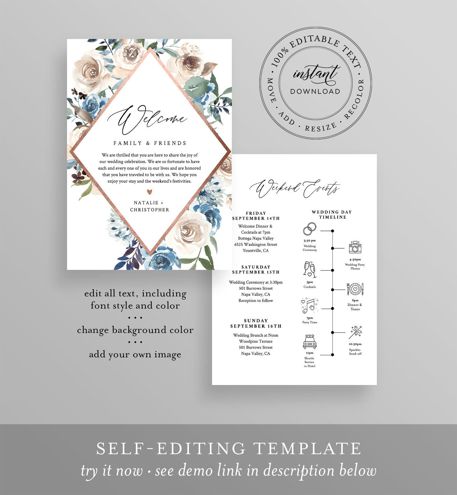 Wedding Welcome Letter Template