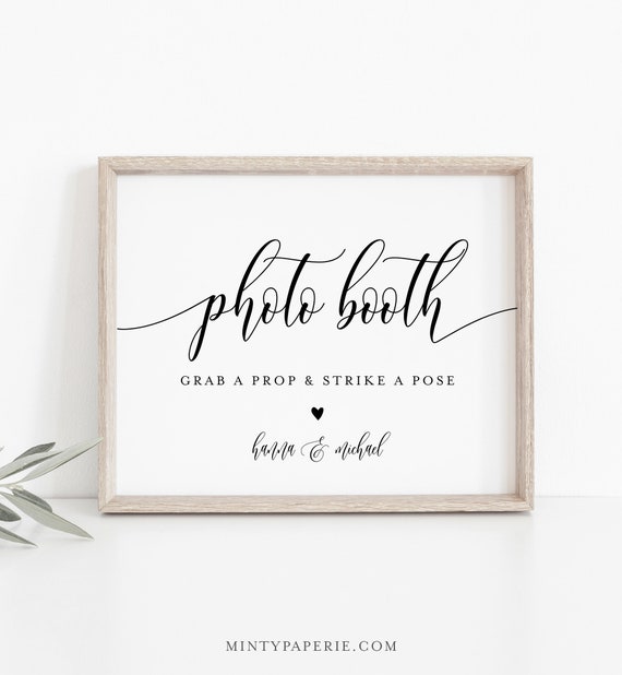 Photo Booth Sign Printable Wedding Photo Booth Props Etsy Photo Booth Sign Printable Wedding Photo Booth Props Etsy