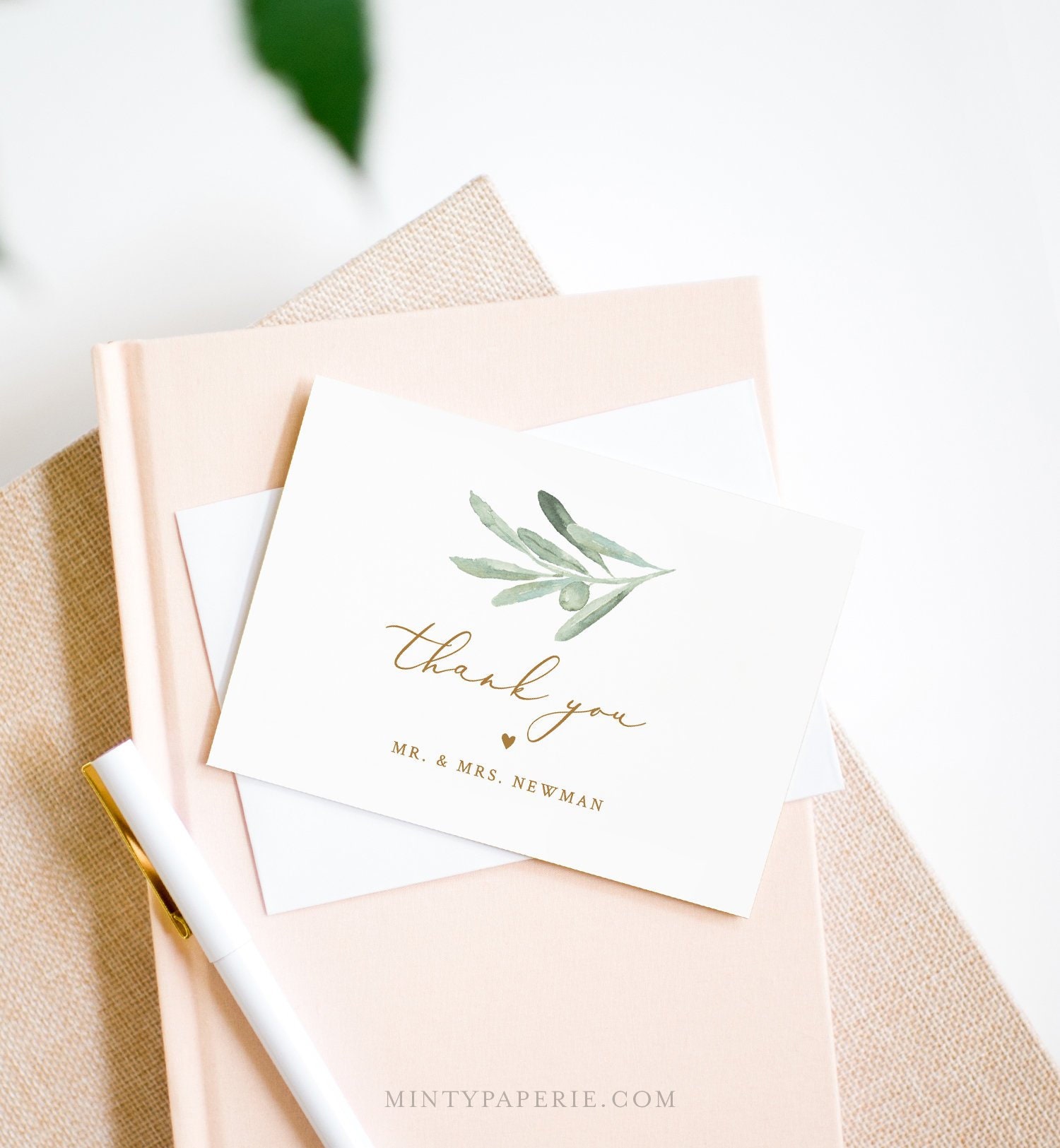 Thank You Note Cards Template
