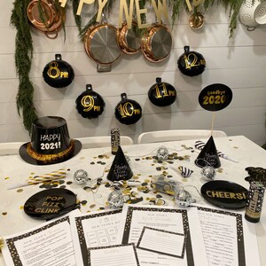 New Years Eve Game Bundle 10 NYE Party Games Mad Libs - Etsy